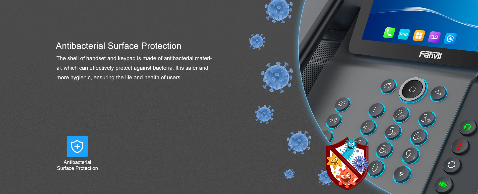 Fanvil V67 Webslider1-antibacterial