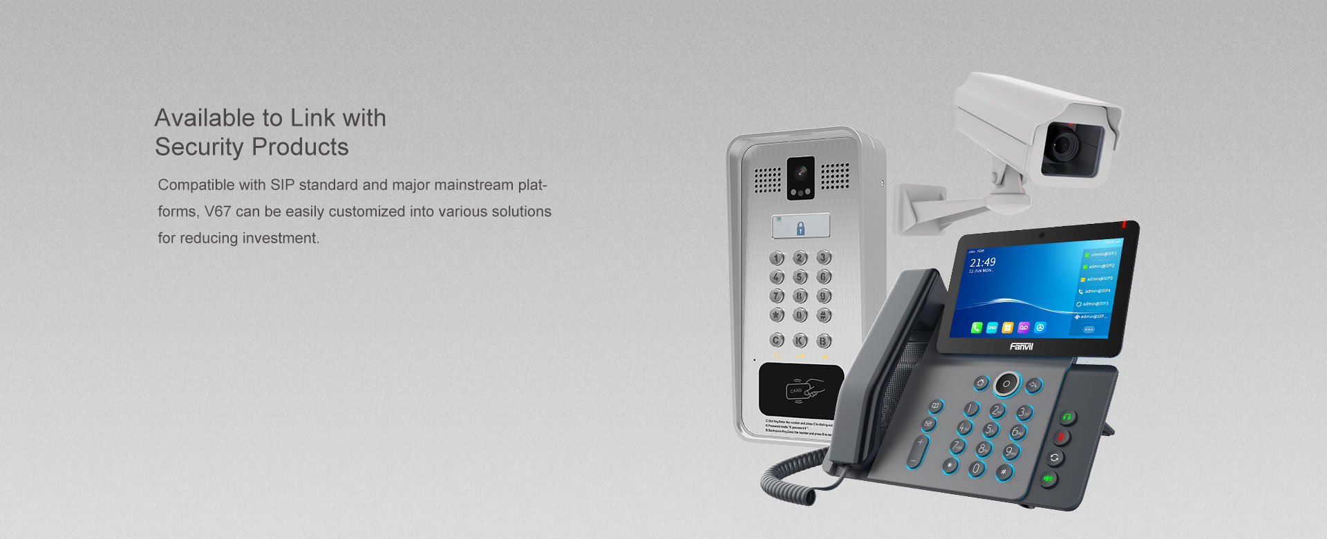 Fanvil V67 Webslider8-linktoSecurity