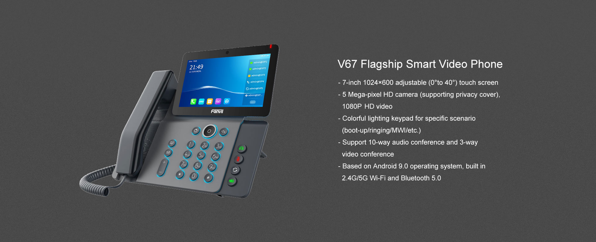 Fanvil V67 Webslider9-features
